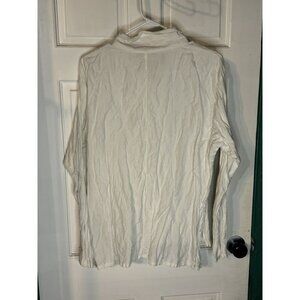 LOFT Women's Cream Long Sleeve Turtleneck Top - Size  XXL